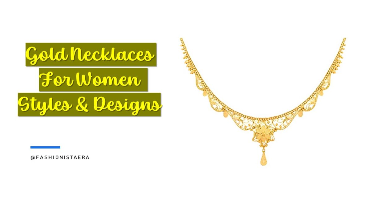 Gold necklace for women